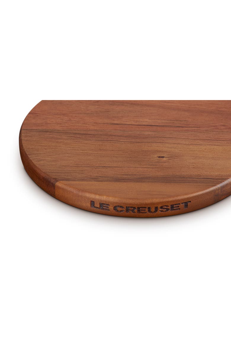 Le Creuset Set of 4 Magnetic Acacia Wood Trivets, Alternate, color, Wood