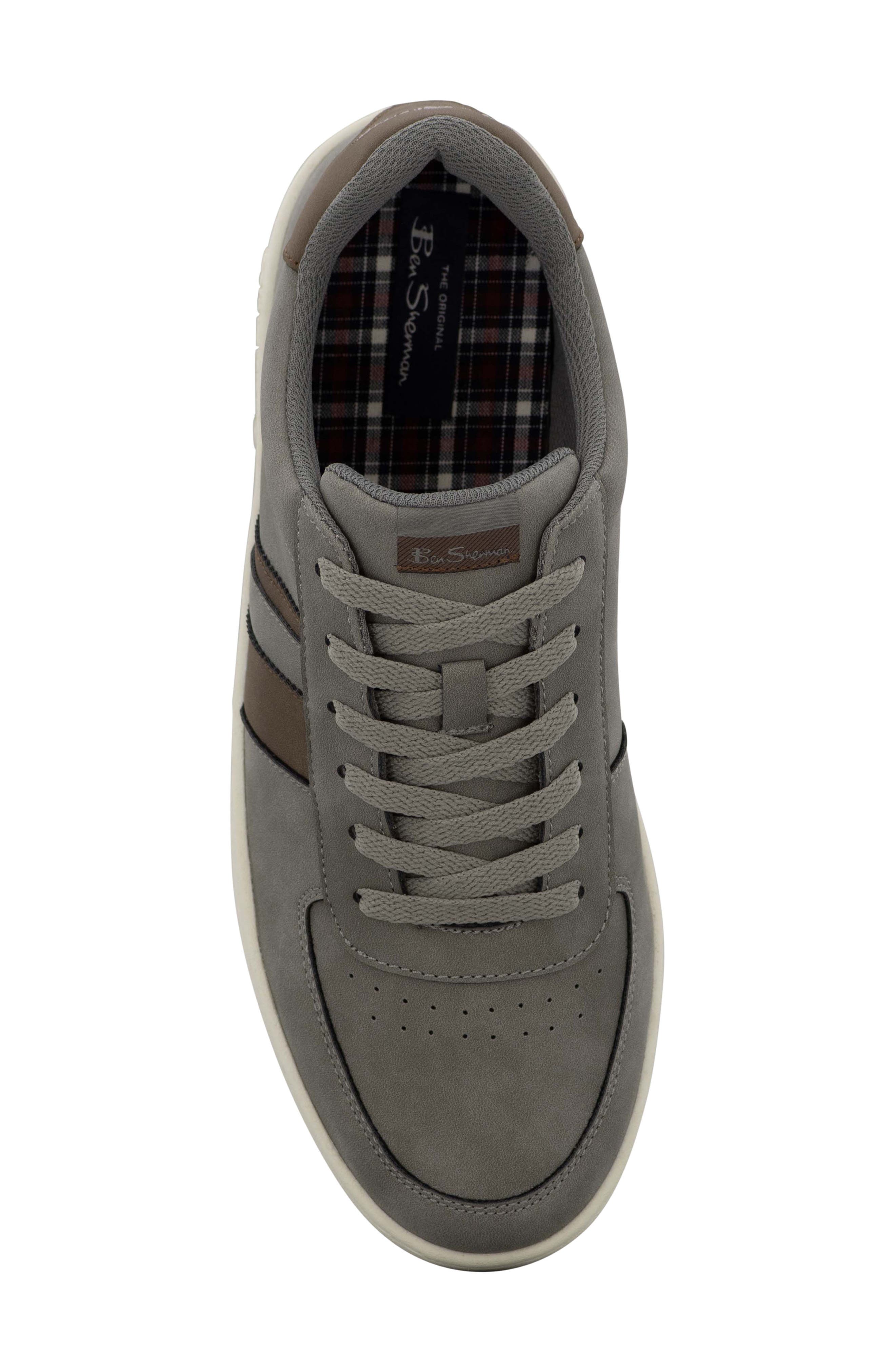 Ben Sherman Hyde Sneaker, Alternate, color, Warm Grey/Whisper White/Dk Tan