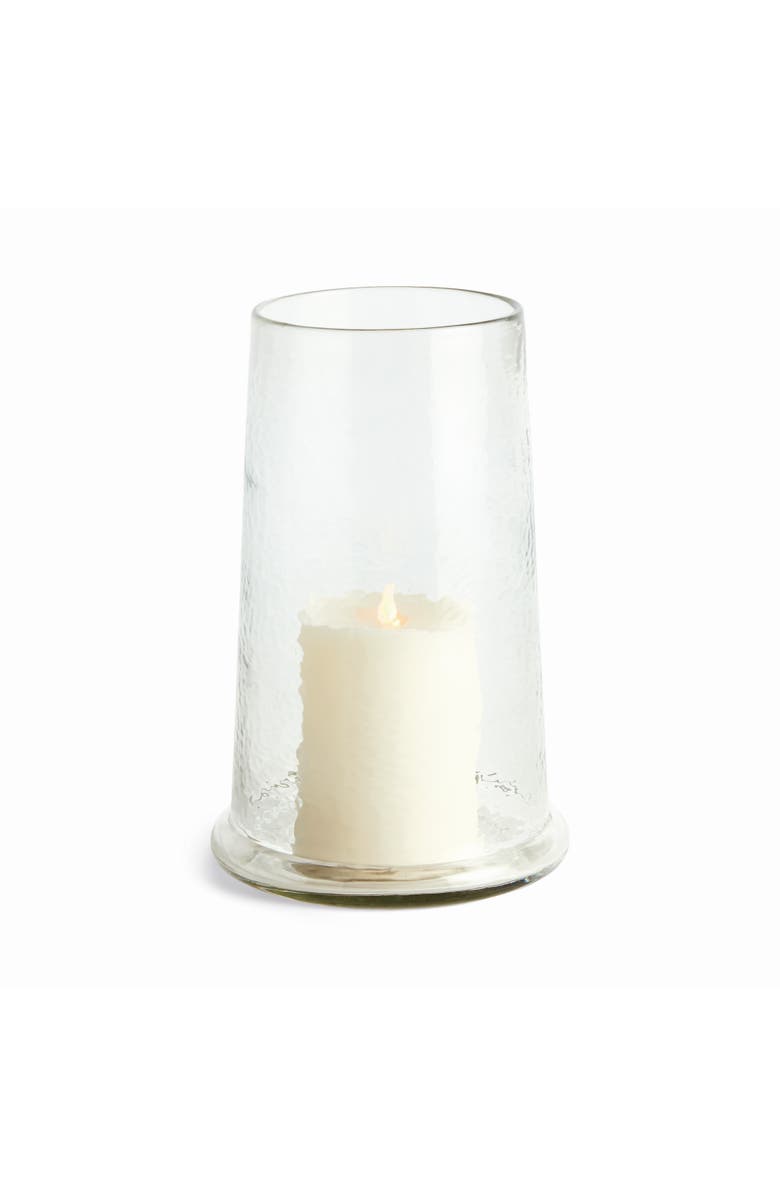 Napa Home & Garden Gabriel Hurricane Medium - Tapered Clear Glass Candle Holder, Main, color, Clear