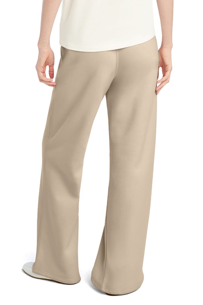 The Collegiate Flare Sweatpants, Alternate, color, SOFT TAUPE