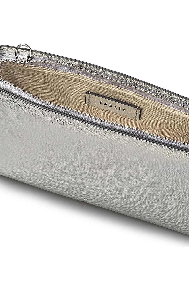 Radley Elia East West Clutch, Alternate, color, Silver