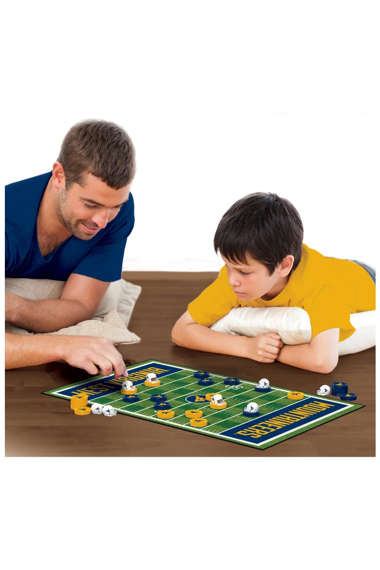 West Virginia NCAA Checkers Board Game, Alternate, color, Multicolor