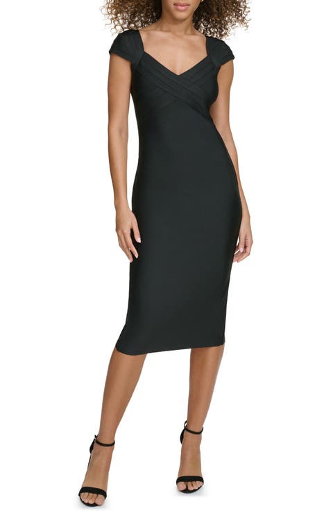 Body-Con Bandage Midi Dress