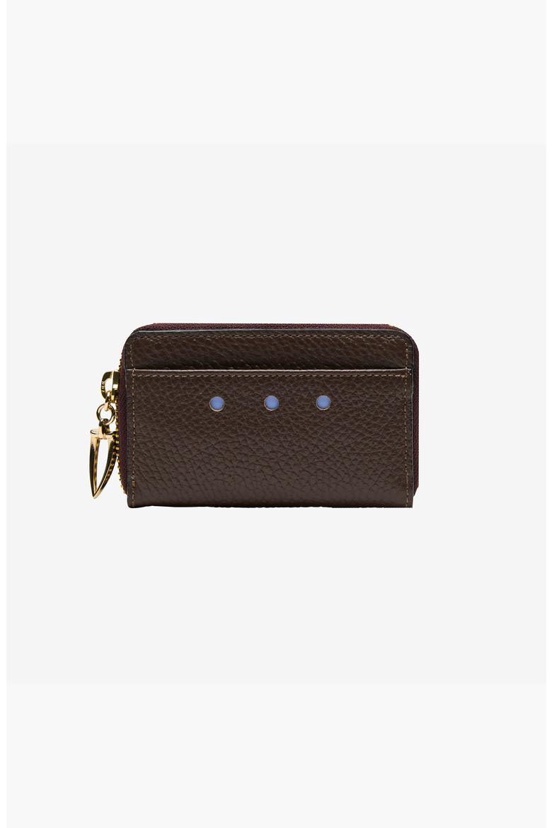 Ascot Coin and Card Case, Main, color, Espresso
