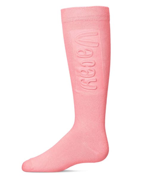 Embossed VACAY Knee High Socks (Little Kid & Big Kid)