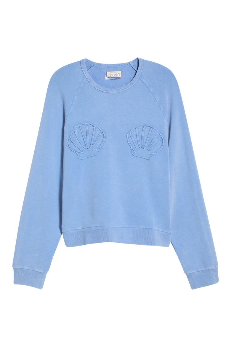Cloud 9 French Terry Sweatshirt, Alternate, color, GRANADA SKY