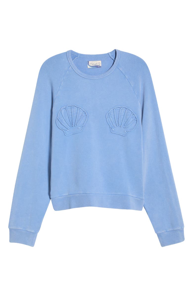 Marine Layer Cloud 9 French Terry Sweatshirt, Main, color, Granada Sky
