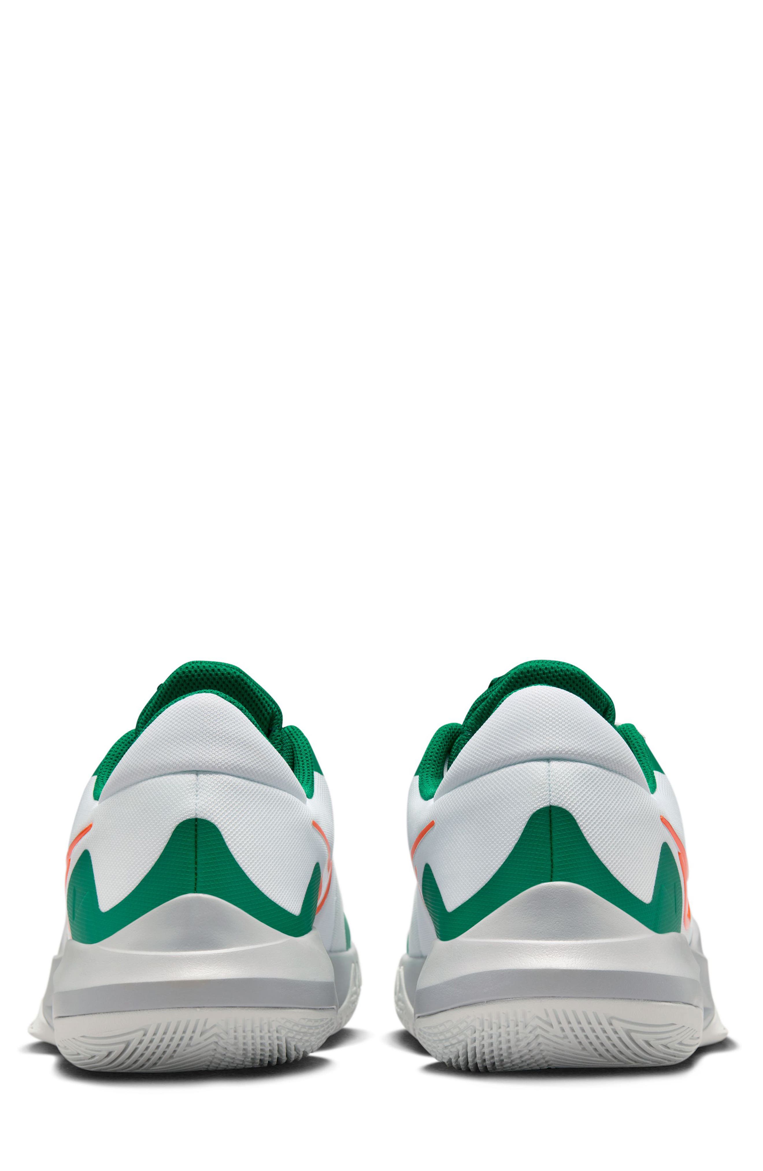 Precision 6 Basketball Shoe, Alternate, color, 103 WHITE/SFTY O