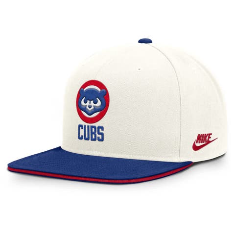 Men's Nike Cream/Royal Chicago Cubs Cooperstown Pro Dri-FIT Snapback Hat
