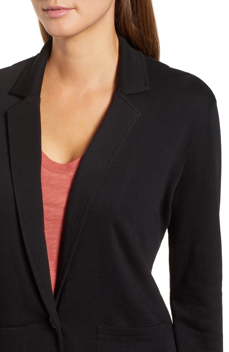Caslon<sup>®</sup> 2 POCKET KNIT BLAZER, Alternate, color, 