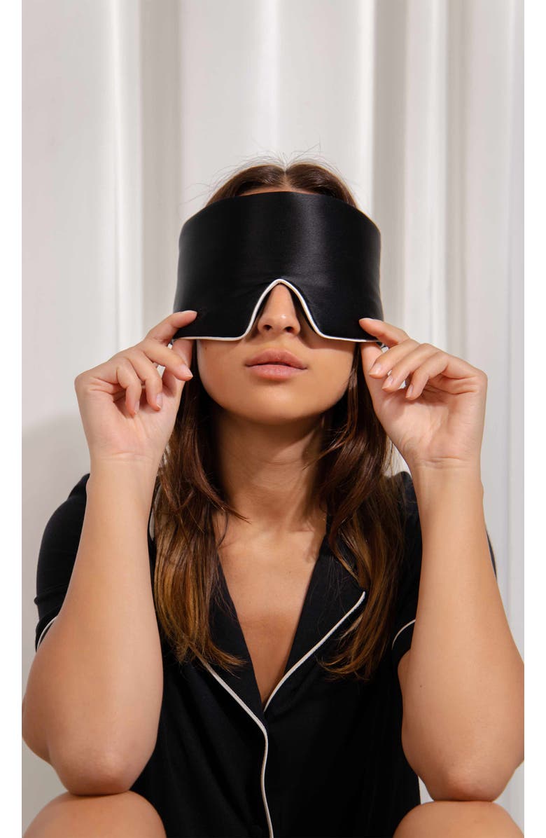 Drowsy Sleep Co. Pipe Dreams Sleep Masks, Alternate, color, Black Jade