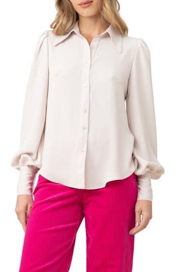 Trina Turk Blair Button-up Shirt In Sancerre