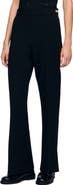 SANDRO Straight-leg buttoned trouser
