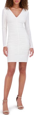 Siena Long Sleeve Jersey Knit Minidress