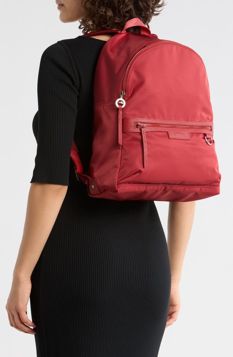 Longchamp Le Pliage Neo Medium Backpack, Alternate, color, Red
