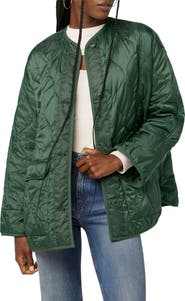 Hudson Jeans Oversize Quilted Liner Jacket