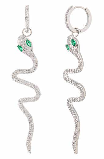 Sybill Snake Drop Earrings