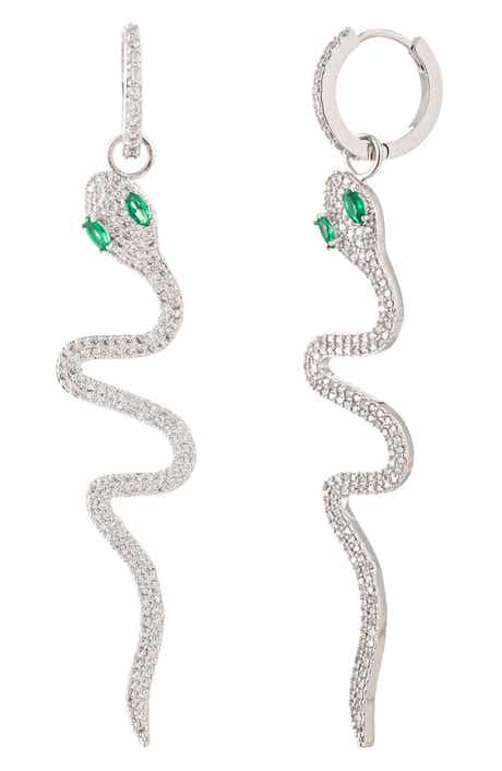 EYE CANDY LOS ANGELES Sybill Snake Drop Earrings