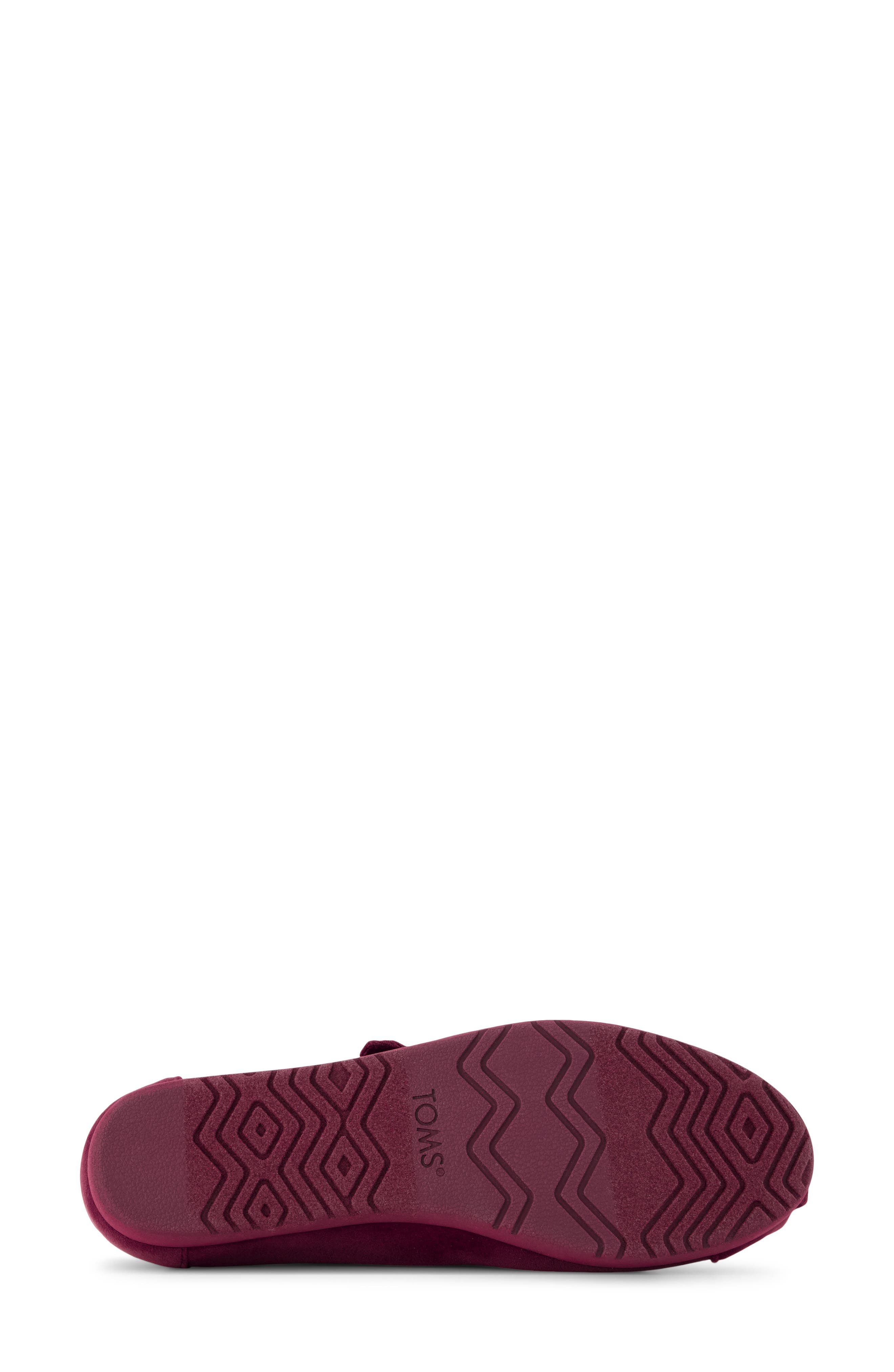 Alpargata Mary Jane Flat, Alternate, color, DARK RED