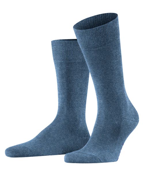 Falke Family Sustainable Cotton Socks In Blue