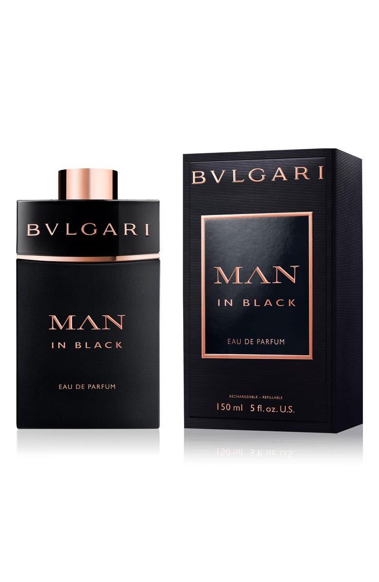 BVLGARI Jumbo MAN in Black Refillable Eau de Parfum, Alternate, color, 