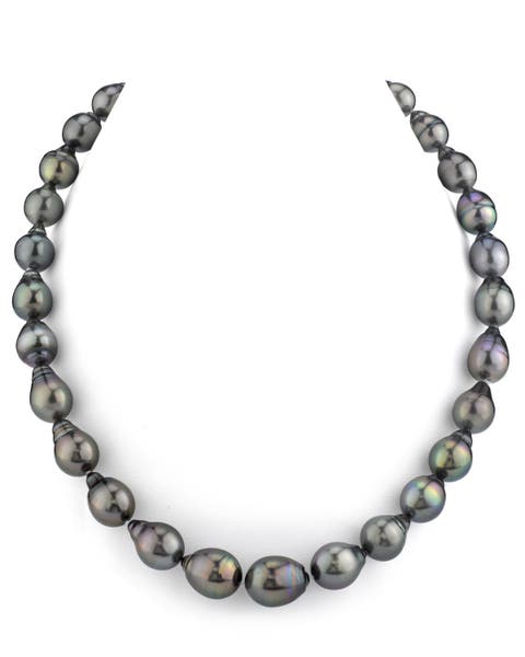 10-11mm Tahitian South Sea Pearl Drop - Shape Necklace