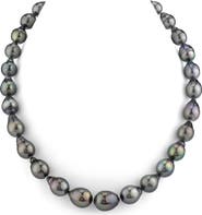 The Pearl Source 10-11mm Tahitian South Sea Pearl Drop - Shape Necklace