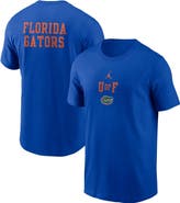 Jordan Brand Men's Jordan Brand Royal Florida Gators 2-Hit Stacked T-Shirt