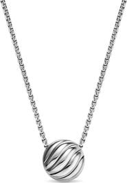 David Yurman Sculpted Cable Pendant Necklace