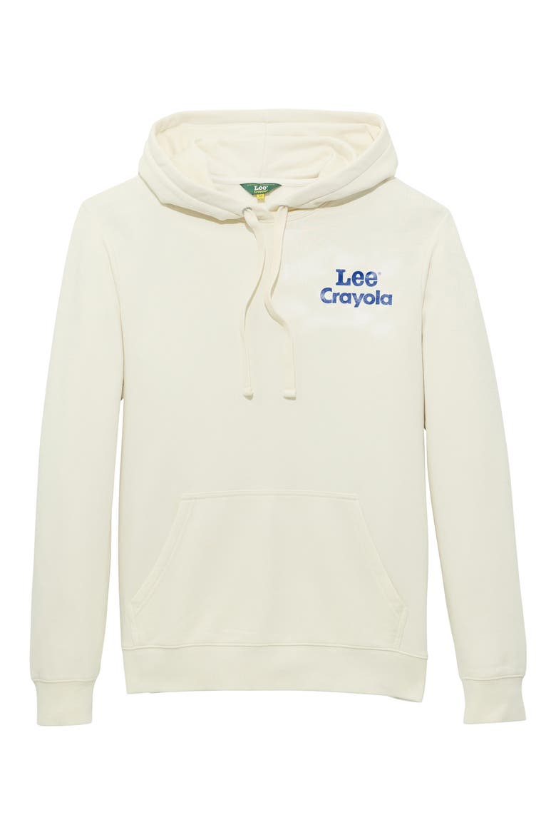 x Crayola Cotton Blend Hoodie, Alternate, color, ECRU