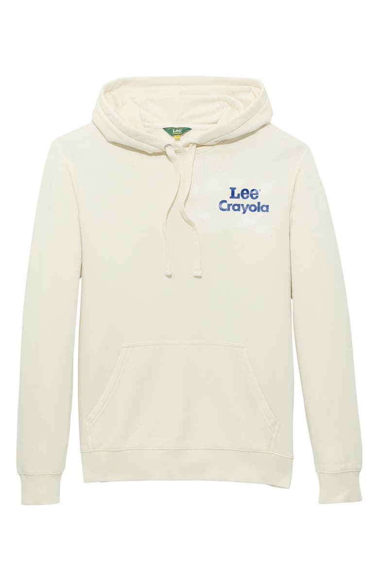Lee x Crayola Cotton Blend Hoodie, Alternate, color, Ecru