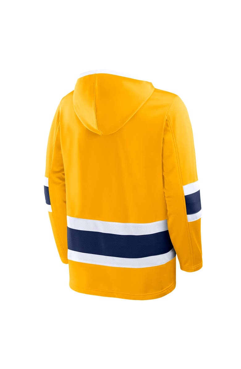 FANATICS Men
s Fanatics Gold Nashville Predators Prime Time Fleece Hoodie, Alternate, color, Gold