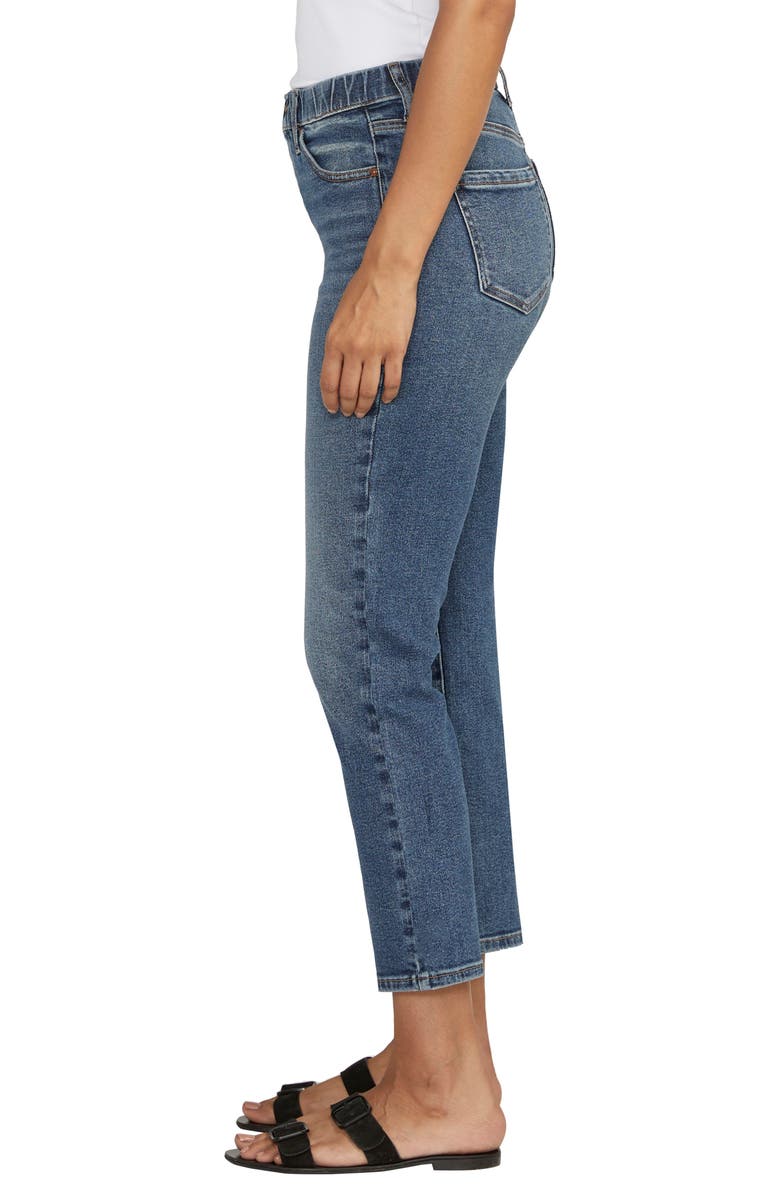 JAG Valentina Pull-On High Waist Crop Straight Leg Jeans, Alternate, color, 