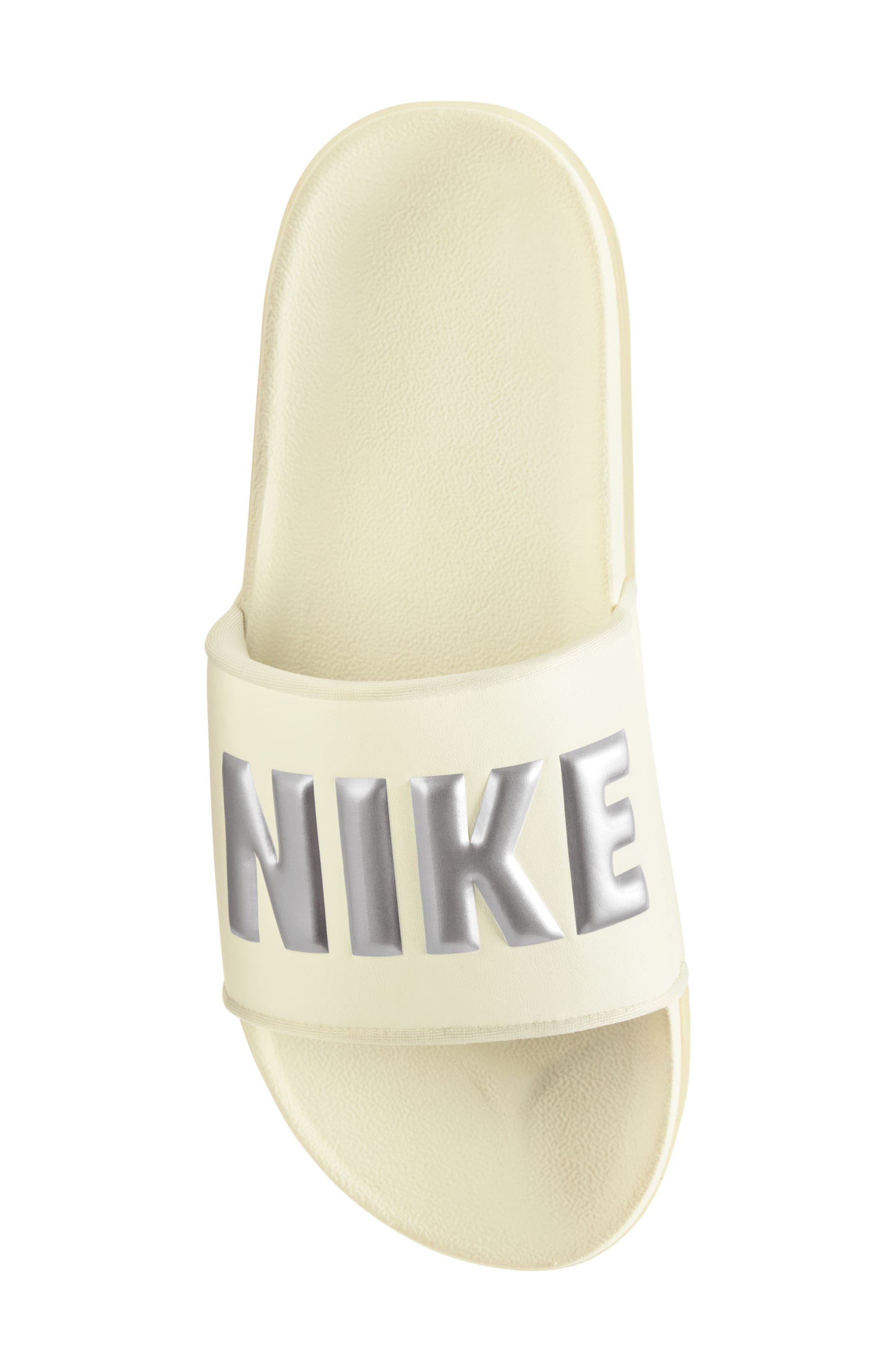 Nike Offcourt Sport Slide, Alternate, color, Sail/ Metallic Silver