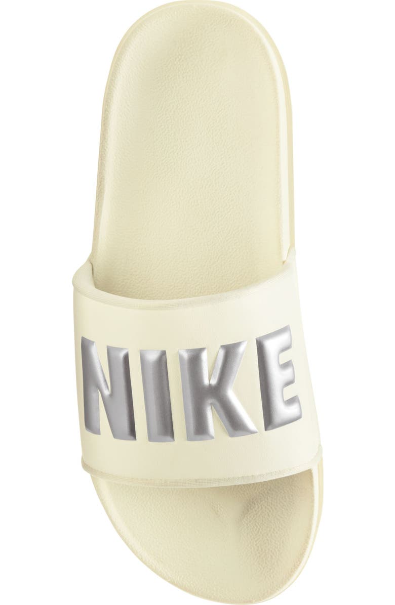 Nike Offcourt Sport Slide, Alternate, color, Sail/ Metallic Silver