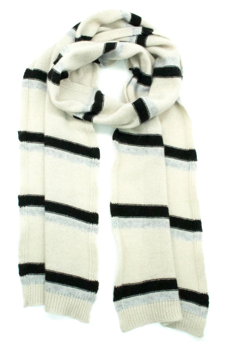Portolano Stripe Cashmere Scarf, Main, color,