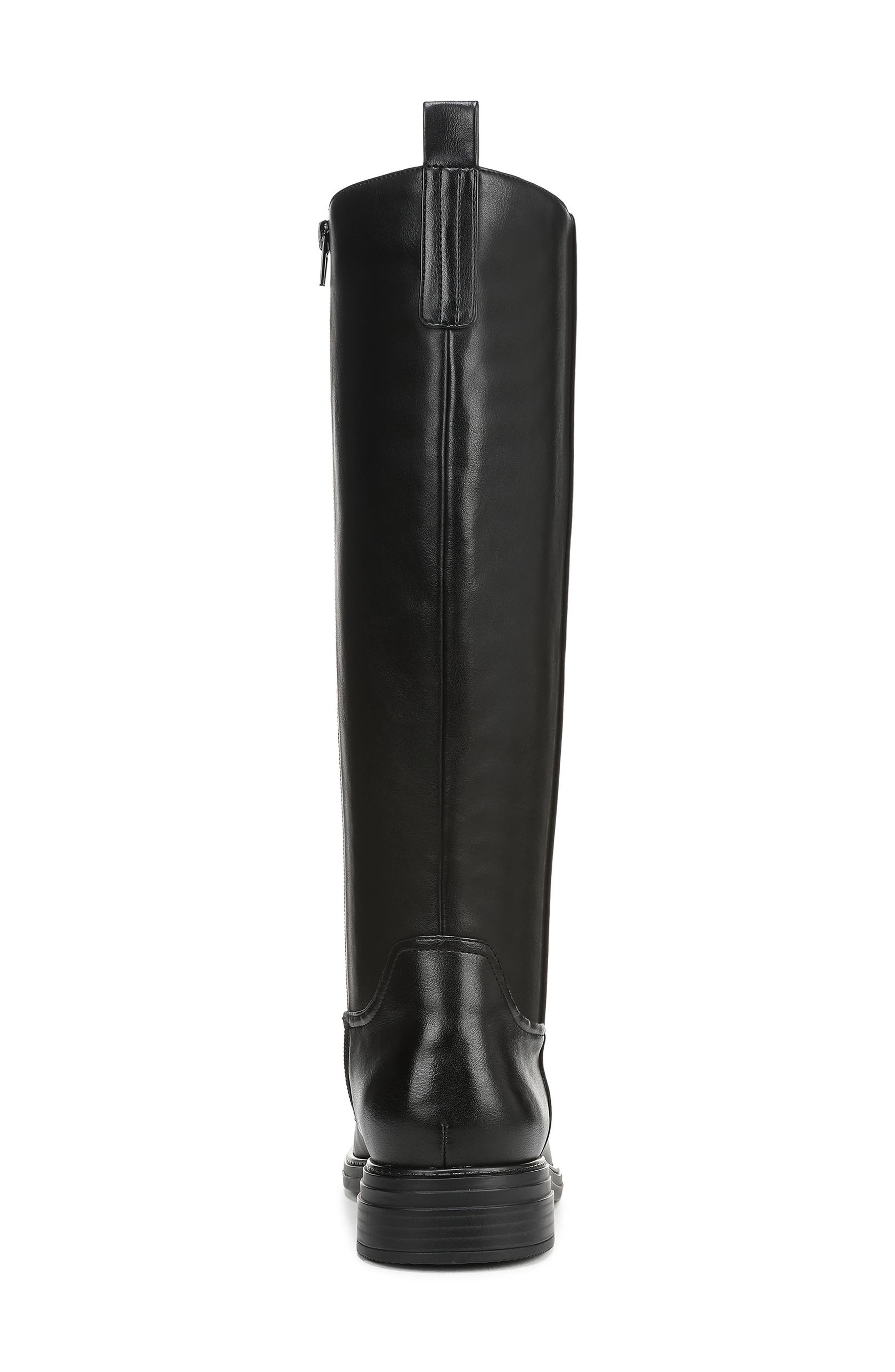 Naturalizer Lennox Knee High Boot, Alternate, color, Black Faux Leather