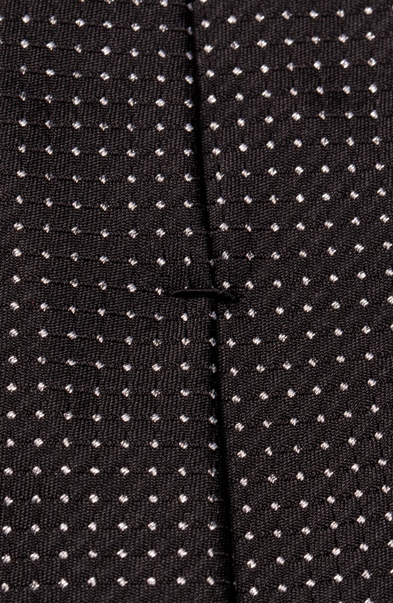 Eton Pin Dot Silk Blend Tie, Alternate, color, 