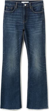 MANGO Fiona Mid Rise Flare Jeans