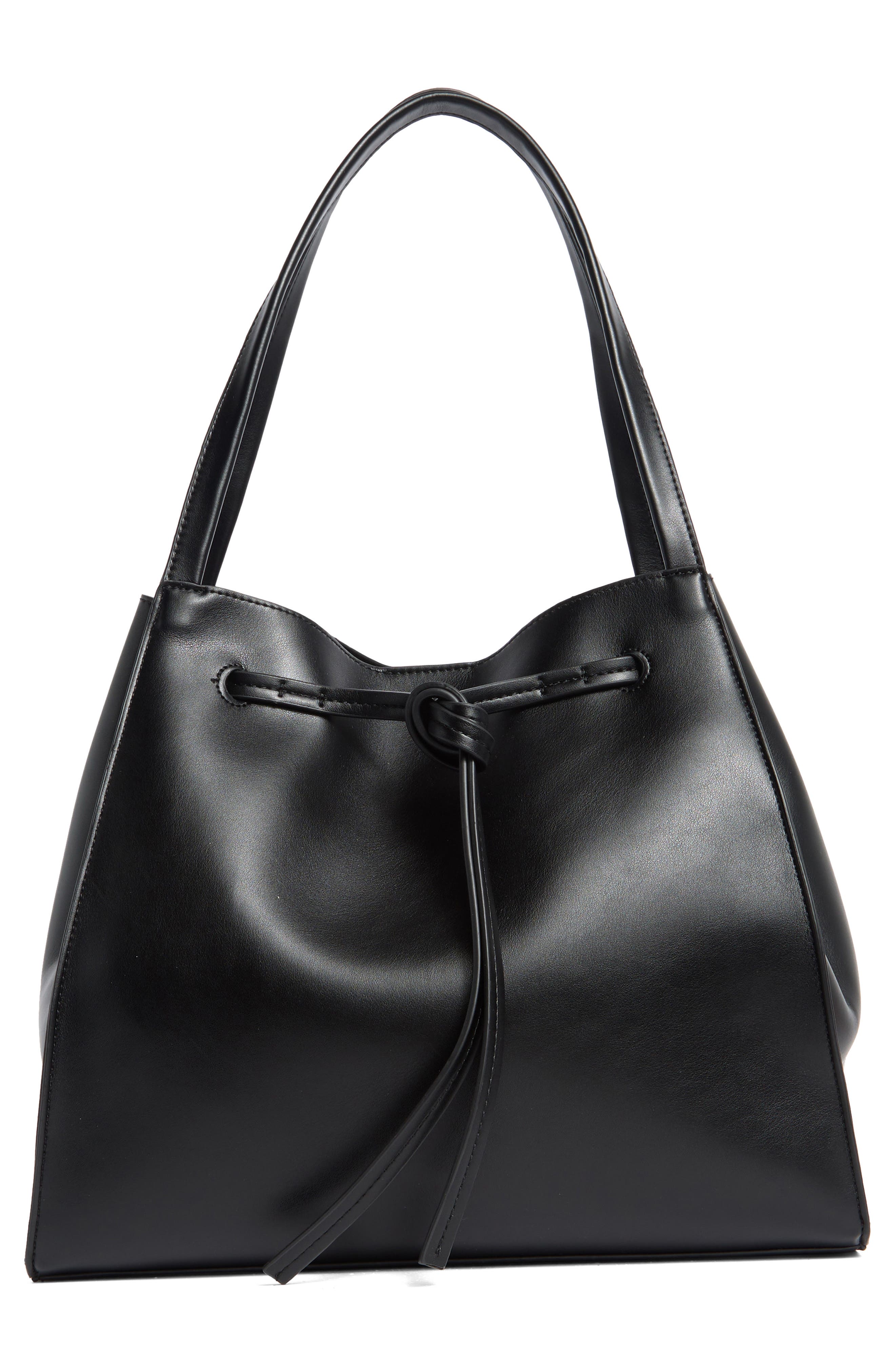 BCBG Drawstring Tulip Tote Bag