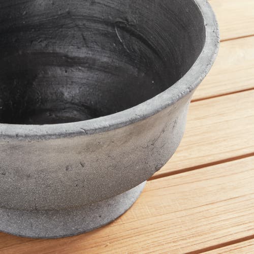 Napa Home & Garden Cedric Decorative Footed Bowl In Black