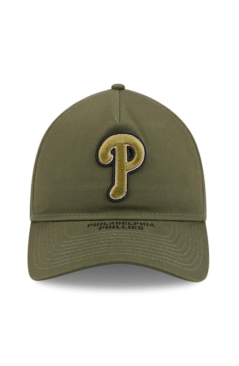 New Era Men's New Era  Olive Philadelphia Phillies 2026 Armed Forces Day 9TWENTY Adjustable Hat, Alternate, color, Olive