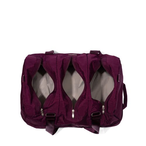 Baggallini Multizip Convertible Duffel In Mulberry