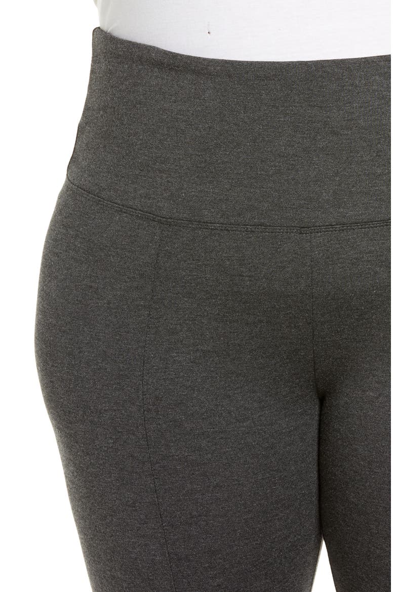 Lyssé Center Seam Ponte Leggings, Alternate, color, CHARCOAL