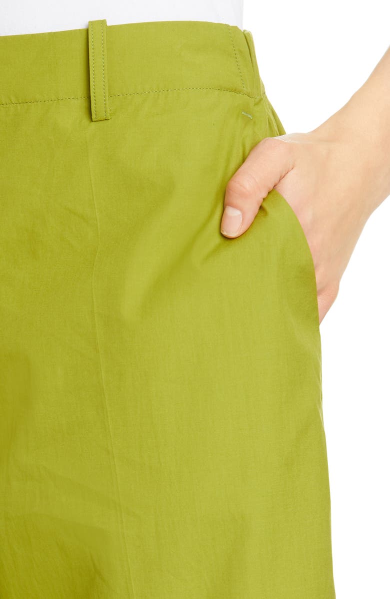 Mansur Gavriel Poplin Pull-On Pants, Alternate, color, 