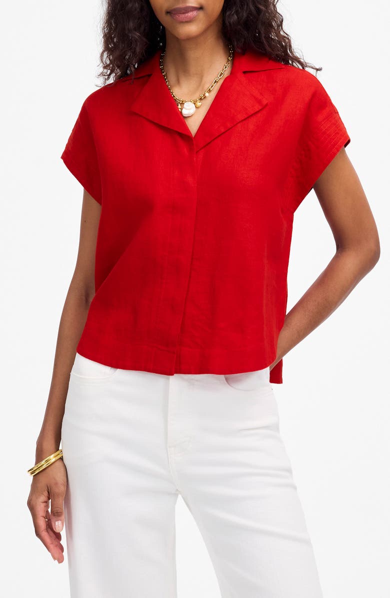Madewell Resort Collar Shirt, Main, color,