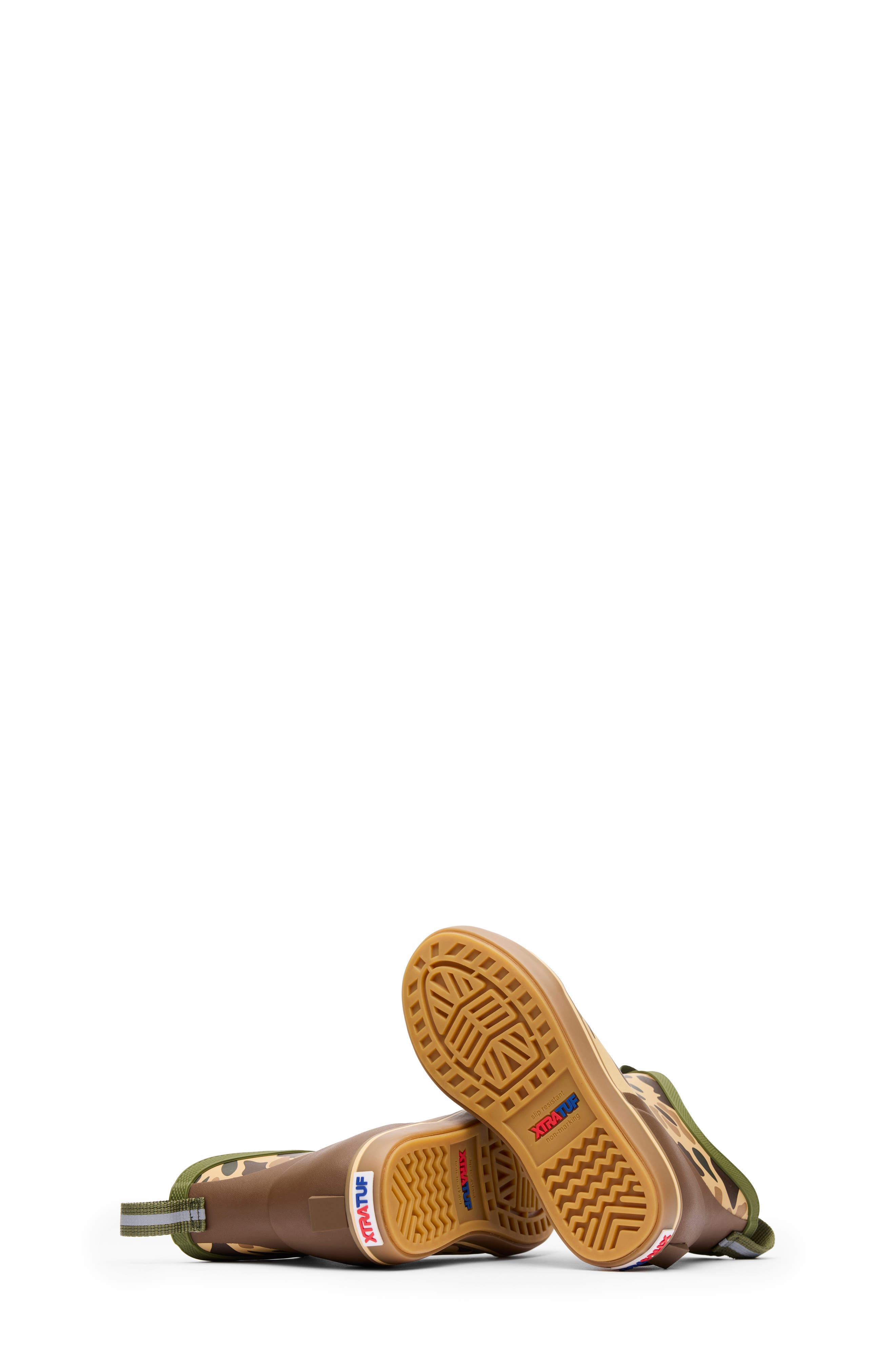 XTRATUF Waterproof Deck Boot, Alternate, color, Duck Camo/Beige/Bison