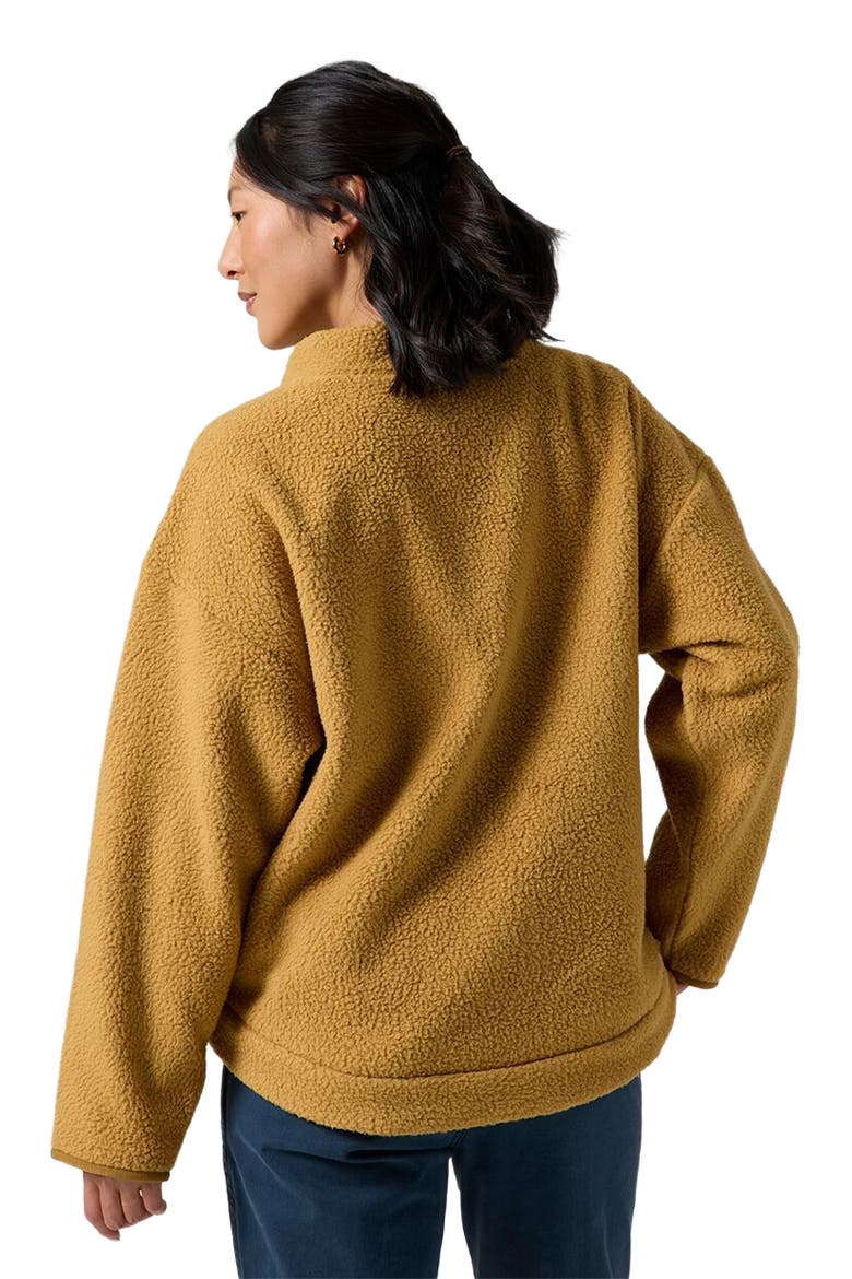Wander Pile-Fleece Mock-Neck Top - Women's, Alternate, color, Bistre Combo