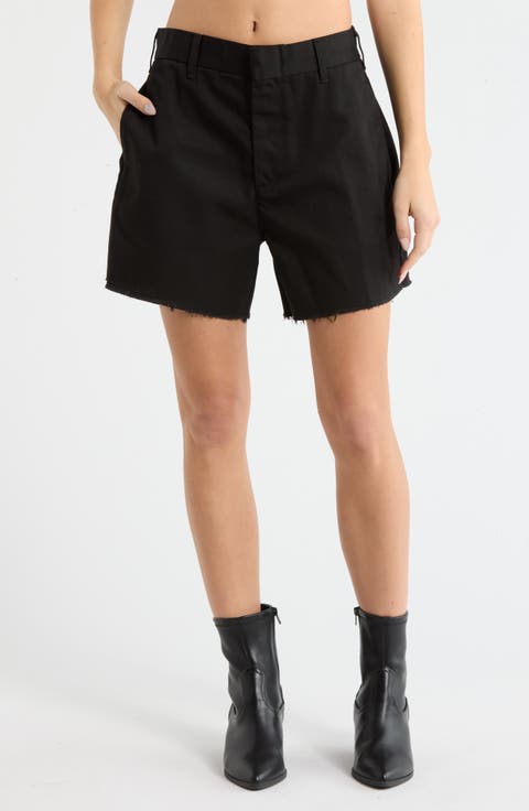 Cut Off Cotton Shorts