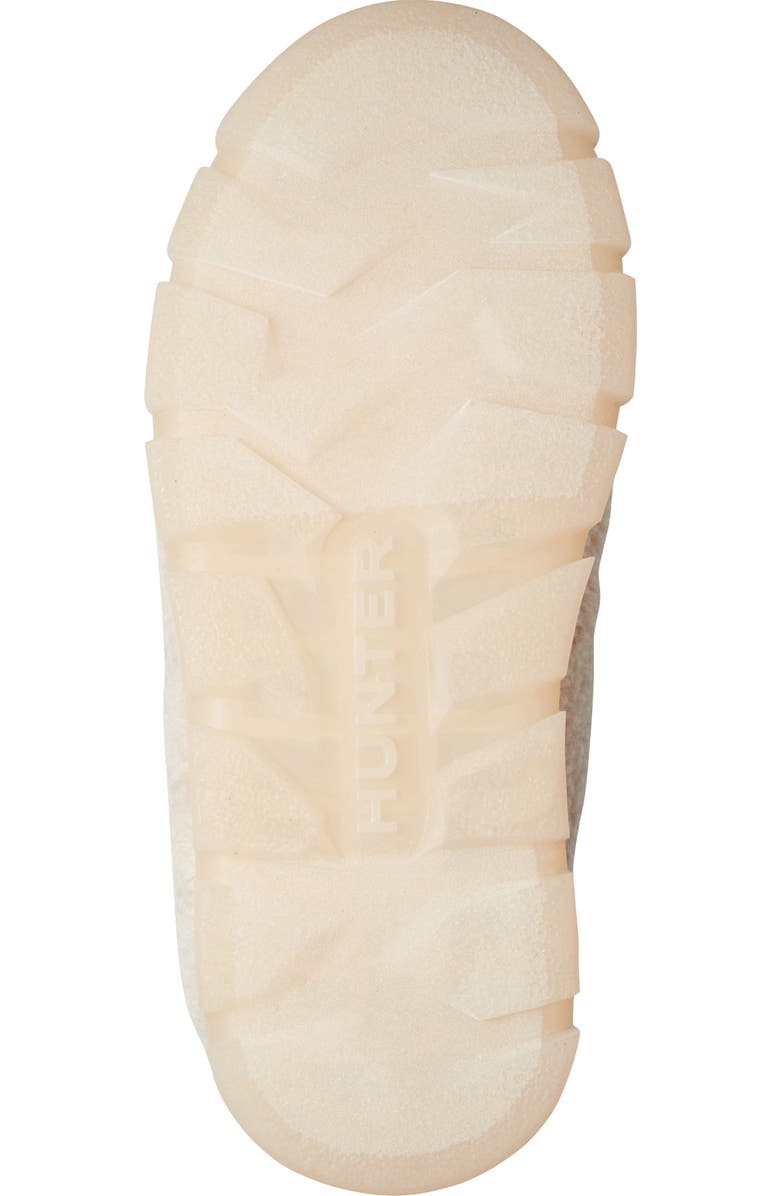 Hunter Maran Waterproof High Pile Fleace Boot, Alternate, color, Light Natural